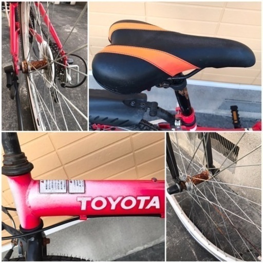 値下げしました‼️TOYOTA トヨタ 希少 フルサイズ 26インチ 折り畳み自転車 クロスバイク