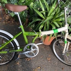 未使用折り畳み自転車 クロスバイクの画像