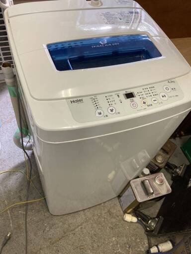 ハイアール Haier 全自動 洗濯機 JW-K42M 全自動洗濯機 ホワイト 全自動電気洗濯機