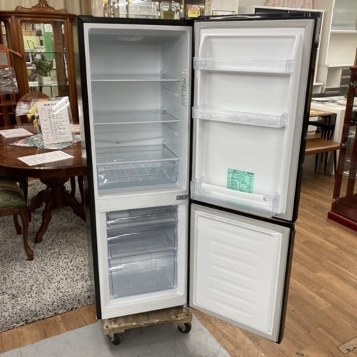 S271 ⭐ Hisense 2ドア冷蔵庫 (175L 右開き）22年製 HR-D1701B ⭐動作確認済 ⭐クリーニング済