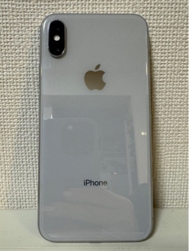 【お値下げ】iPhone X Silver 256GB バッテリー87% face ID不可