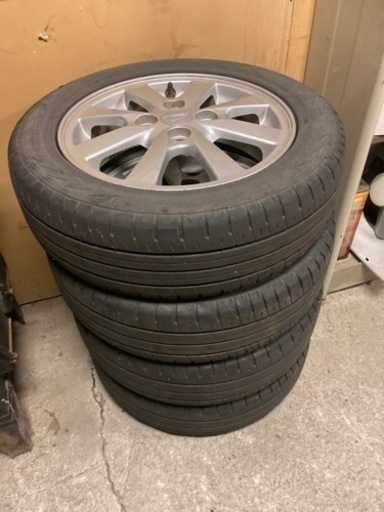 ダイハツ純正アルミ付き夏タイヤ