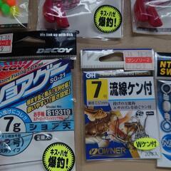 値下げ‼️ショアゲー天びん＆釣り針などの画像