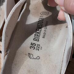 【取引中】ビルケン　BIRKENSTOCK 白　トングサンダル　23センチの画像