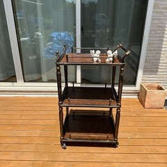 アンティークキャスター付きワゴン 店頭価格25,000円