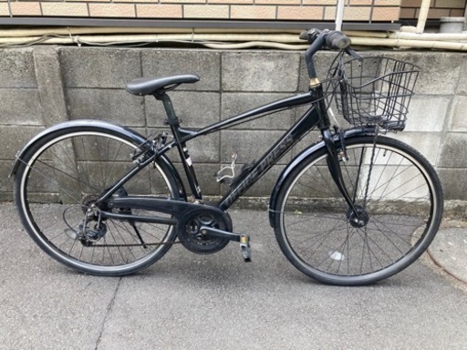 クロスバイク(前3、後ろ6ギア)