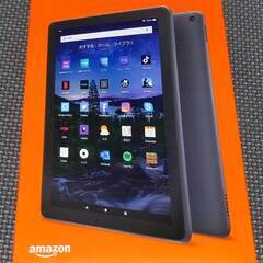 Amazon Fire HD 10 plus タブレット 箱・ケース・予備フィルム付きの画像