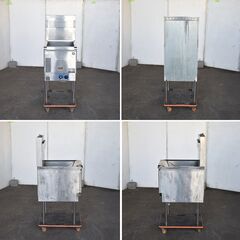 ≪yt1328ジ≫ 北沢産業 1槽式ガスフライヤー KFE-40N-T(天ぷら) 都市ガス用 油量18L 幅45cm 奥行60cm 動作未確認 現状品 60414-09の画像