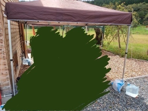 タープテント　横幕付き　2.5m