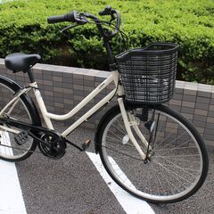 サイクルベースあさひ　シティーサイクル　クリーム Cream26...