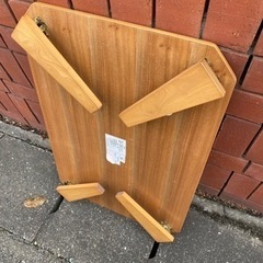 座卓　ローテーブル　折り畳み　木製　ニトリ　角形　