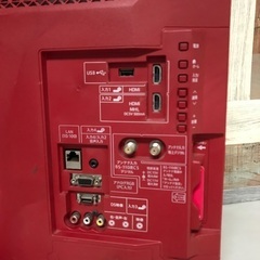 即日受渡❣️SHARP  AQUOS 24型スタイリッシュデザイン　レッド10500円