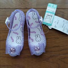 女児ミッフィーサンダル16cm　新品400円
