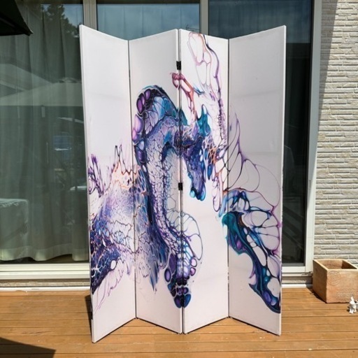 ヨーロッパ製 パーテーション 幅145cm 高さ180cm