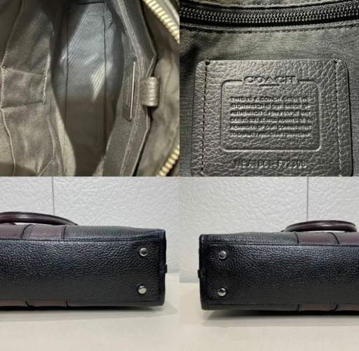 都内ならどこでも可 コーチ COACH メンズ ビジネス 2way レザー バッグ