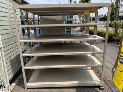 スチールラック　重量棚　W1800 6段　中軽量ラック　中古