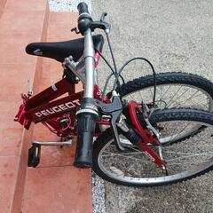 自転車 PEUGEOT折り畳み式の画像
