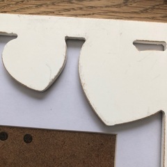 ハート　写真立て　アンティーク　in love フォトフレームの画像