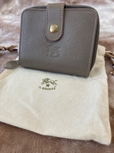 IL BISONTEイルビゾンテ小銭入れ有二つ折り財布ウォレット さいふ サイフ レザー
