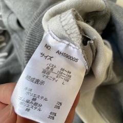 授乳用パーカーワンピース、マタニティ用デニム　☆母乳パッドのおまけ付きの画像