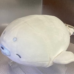 もちふわあざらし マシュまろ　ぬいぐるみ　タグ付きの画像