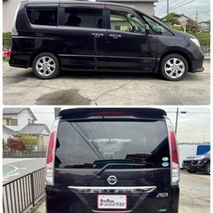 【全国対応自社ローン❗️審査通過率98%❗️スマホで簡単WEB審査❗ブラック・アルバイトの方、起業したての方も大丈夫✨】 ✨ 日産 セレナ 2.0 ハイウェイスター Vセレクション ✨ バックカメラで駐車や車庫の出し入れがしやすい✨両側電動スライドドア✨の画像