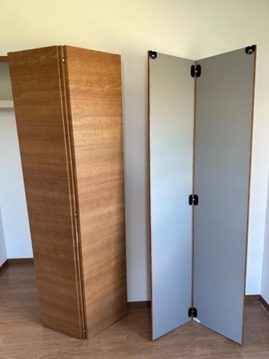 【DIYリフォームに】クローゼット折戸② 下部レール無し