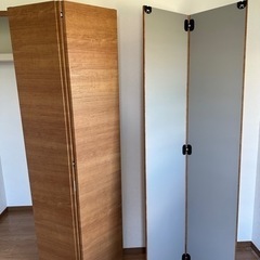 DIYリフォームに】クローゼット折戸② 下部レール無し