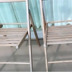 IKEA ネッマロー 屋外用チェア 2脚の画像