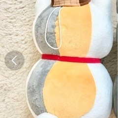 夏目友人帳　ニャンコ先生　でっかいぬいぐるみ　探偵　おもちゃ おもちゃ ぬいぐるみの画像