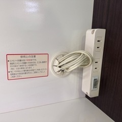 ニトリ　食器棚　W1200 レンジボード　KRISNA 120KB-DBR 中古美品の画像
