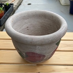 ＊差し上げます＊グリーンインテリアの鉢カバーAの画像