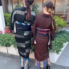 【着物さろん】推しに藍帯