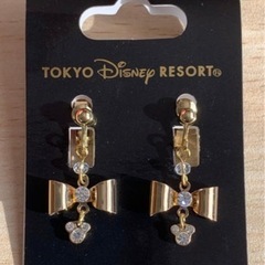 ディズニー購入　リボンイヤリングの画像