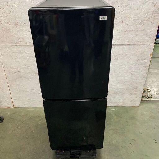 【Haier】 ハイアール 2ドア 冷凍冷蔵庫 容量148L 冷凍室54L 冷蔵庫94L JR-NF148B 黒 2018年製 N0061