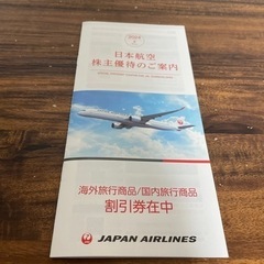 JAL 日本航空 株主優待券1枚と優待冊子のセット