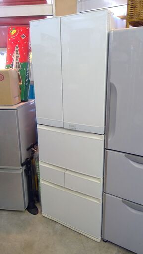 中古品東芝ノンフロン冷蔵庫GR‐J460FC(WS)（２０１５年製）