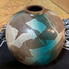 骨董　壺　花瓶　インテリアの画像