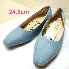 【新品未使用】GU ロールヒール パンプス