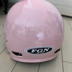 再投稿//【美品！未使用】可愛らしいピンクヘルメット！お譲りします！の画像