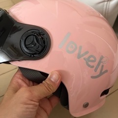 再投稿//【美品！未使用】可愛らしいピンクヘルメット！お譲りします！の画像