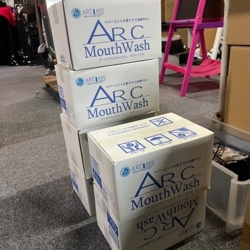 【新品未使用品未開封品】アークマウスウォッシュ PM 100個入（25入袋×4個）×7セット箱 新品未使用品未開封品】アークマウスウォッシュ PM 100個入（25入袋×4