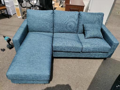 NITORI ニトリ布張りカウチソファー 三人掛けカウチソファー