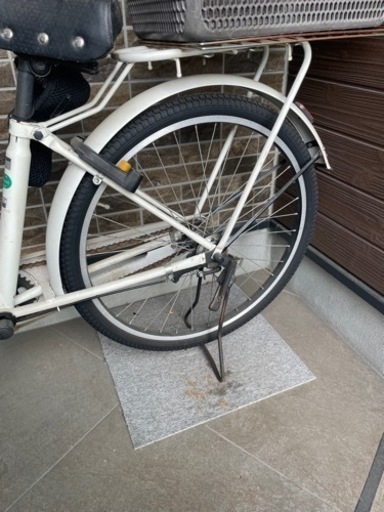自転車　白　2019年購入