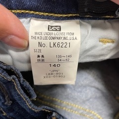 服/キッズ　Lee 
140の画像