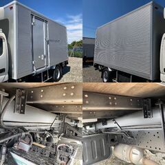 (弊社在庫管理番号:0535) H17年式 日野 デュトロ アルミバン ３トン積載 即戦力車輛 標準ロング 跳ね上げPG 左サイド扉 ラッシング２段 AT 内高204ｃｍ パワーステアリング パワーウィンドウ エアバック ＡＢＳ!検切れナンバー付！の画像