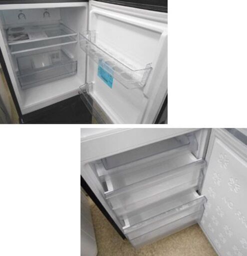 2ドア冷蔵庫 148L 2023年製 ハイアール JR-NF148CK ブラック Haier 札幌 西野店