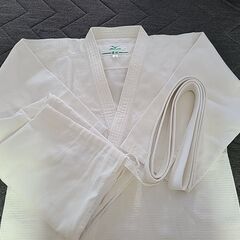 ●ミズノ 柔道着 柔道衣＜愛校＞ 上下白帯セット ３点セット●