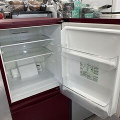 冷蔵庫 157L 2016年製 AQUA AQR-16E(R) レッド 2ドア 右開き 100Lクラス