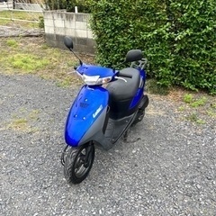 806.　動画あり　レッツ2 前後タイヤ新品　原付　バイク　50cc   2スト　車体の画像